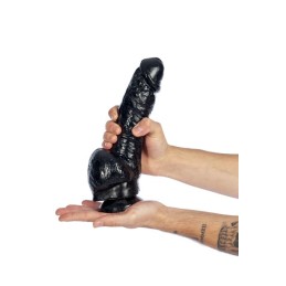 Erotissimo Loveshop 82 Gros Gode Ventouse Noir 28.5X6.3 Cm Pvc