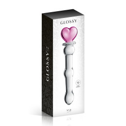 Erotissimo Loveshop 82 Gode ou Plug Boules Et Coeur en Verre