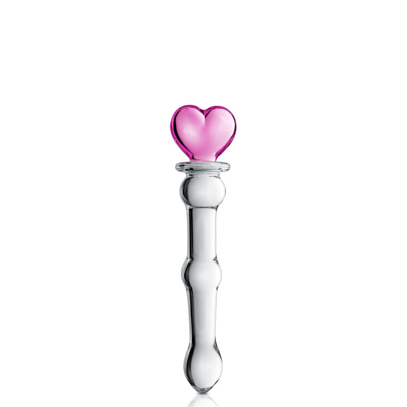 Erotissimo Loveshop 82 Gode ou Plug Boules Et Coeur en Verre