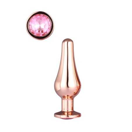 Erotissimo Loveshop 82 Gleaming Love Plug Bijou Rose Irisé