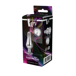 Erotissimo Loveshop 82 Gleaming Love Plug Bijou Argent