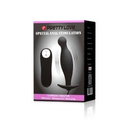 Erotissimo Loveshop 82 Plug Vibrant Anal Télécommande Filaire