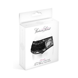 Erotissimo Loveshop 82 Amanda Culotte Ouverte Noire Tu-Noir