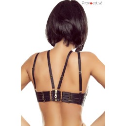 Erotissimo Loveshop 82 Soutien Gorge Ouvert Harnais Noir