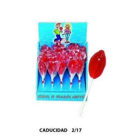 Prestaloveshop Sucette Sexe Féminin Fruits Rouges