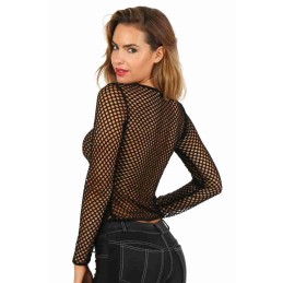 Erotissimo Loveshop 82 Top Grosse Résille Noire