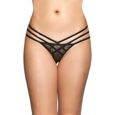 Erotissimo Loveshop 82 G String Dentelle et Liens Satinés