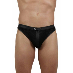 Erotissimo Loveshop 82 String Homme Micro Résille Wetlook Zip