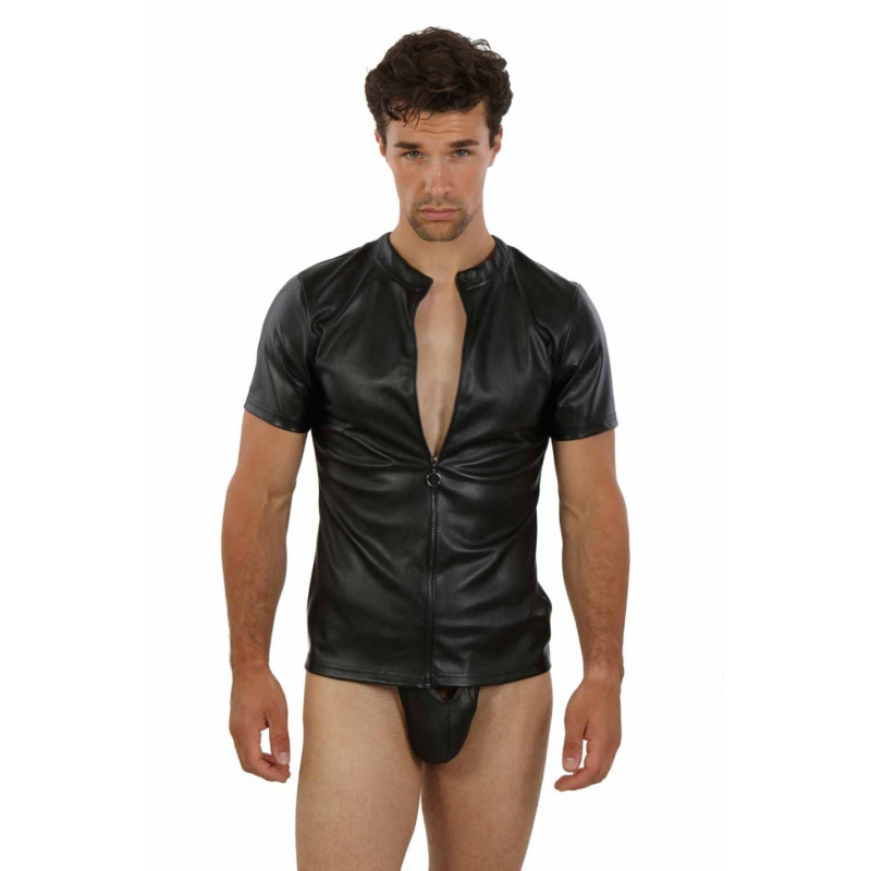 Erotissimo Loveshop 82 Chemise Homme Simili Cuir Manches