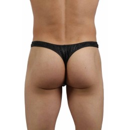 Erotissimo Loveshop 82 String Homme Wetlook Effet Peau Serpent