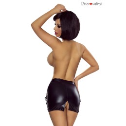 Erotissimo Loveshop 82 Mini Jupe Sexy Wetlook Zip et Chainette