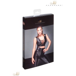 Erotissimo Loveshop 82 Top wetlook lacé devant F155