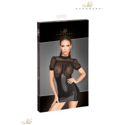 Erotissimo Loveshop 82 Robe wetlook micro résille dos nu lacé