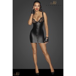 Erotissimo Loveshop 82 Robe wetlook bonnets dentelle Zip devant