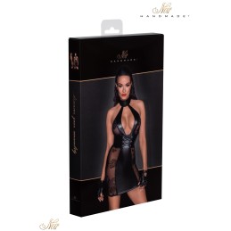 Erotissimo Loveshop 82 Robe wetlook micro résille floquée