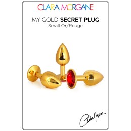 Erotissimo Loveshop 82 My Gold Secret Plug Doré Bijou Rouge