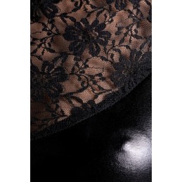 Erotissimo Loveshop 82 Lulu Robe Wetlook Et Dentelle Noire