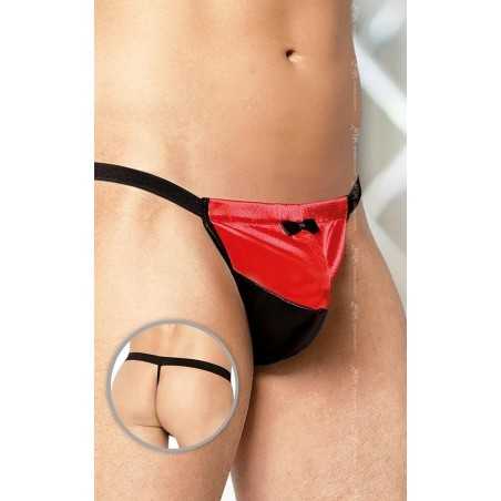 Erotissimo Loveshop 82 String Serveur rouge noir Homme