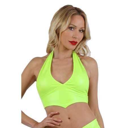 Erotissimo Loveshop 82 Top Court Wetlook Fluo Noué Cou