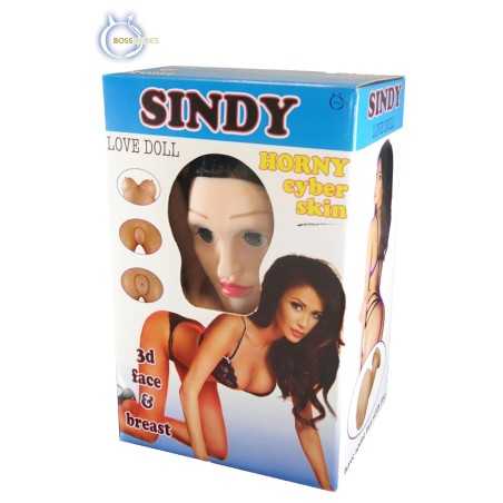 Erotissimo Loveshop 82 Sindy Vibrante Visage 3D Poupée