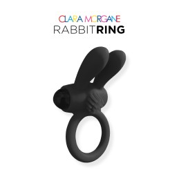 Erotissimo Loveshop 82 Rabbitring - Anneau Vibrant Lapin Noir