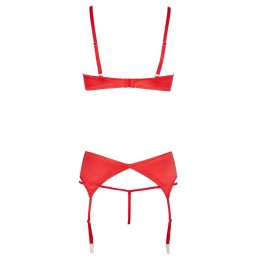 Erotissimo Loveshop 82 Ensemble Satin Rouge Soutien