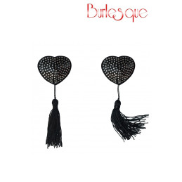 Erotissimo Loveshop 82 Nipple Evans Coeur Noir à Pompon et Mini