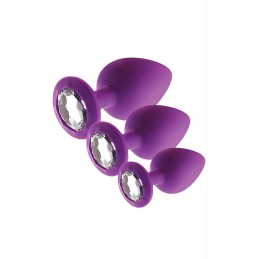 Erotissimo Loveshop 82 Joyas Set 3 Plugs Rosebud S-M-L