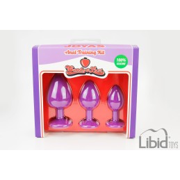 Erotissimo Loveshop 82 Joyas Set 3 Plugs Rosebud S-M-L