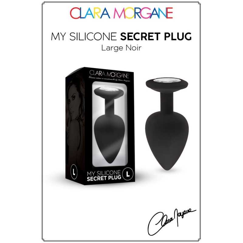 Erotissimo Loveshop 82 My Secret Black Silicone Plug