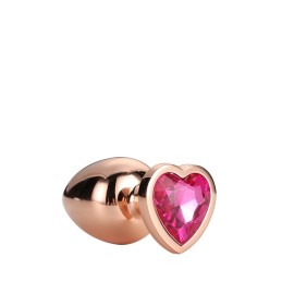 Erotissimo Loveshop 82 Gleaming Love Coeur Bijou Plug Gold