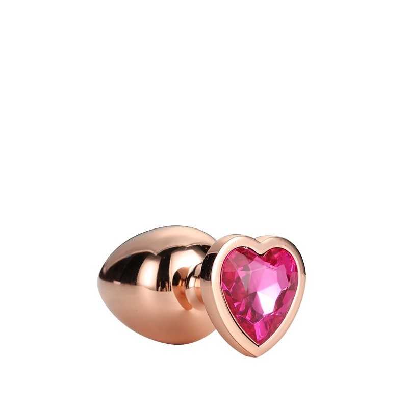 Erotissimo Loveshop 82 Gleaming Love Coeur Bijou Plug Gold