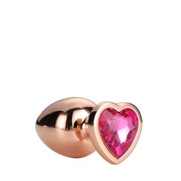 Erotissimo Loveshop 82 Gleaming Love Coeur Bijou Plug Gold