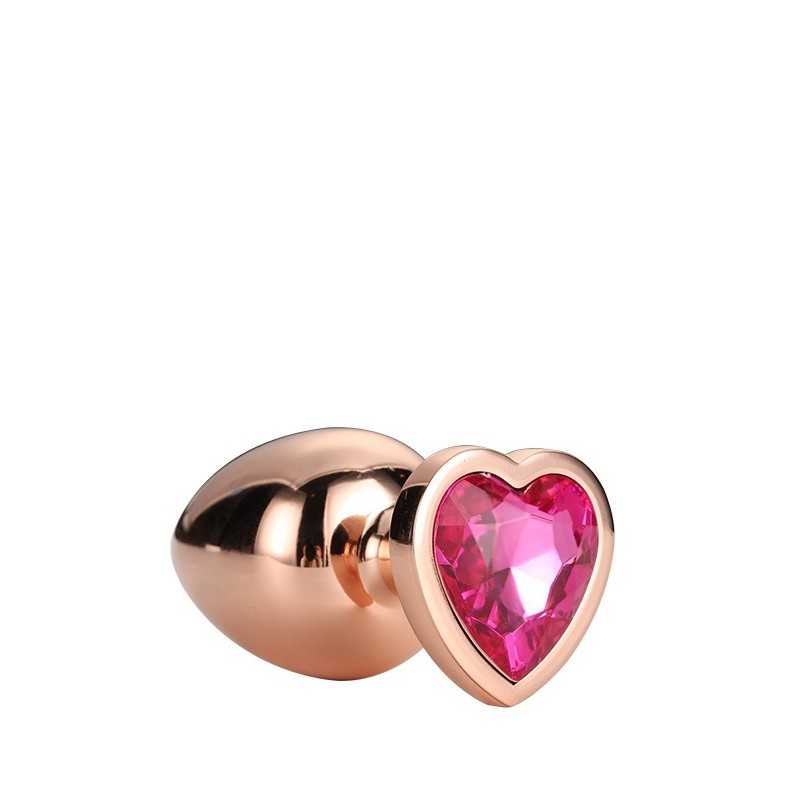 Erotissimo Loveshop 82 Gleaming Love Coeur Bijou Plug Gold