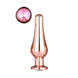 Erotissimo Loveshop 82 Gleaming Love Plug Bijou Rose Irisé