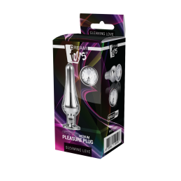 Erotissimo Loveshop 82 Gleaming Love Plug Bijou Argent