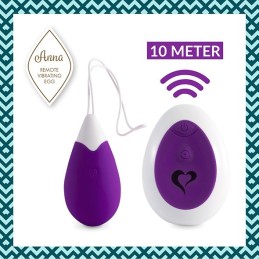 Erotissimo Loveshop 82 Anna Vibrating Egg Remote Deep