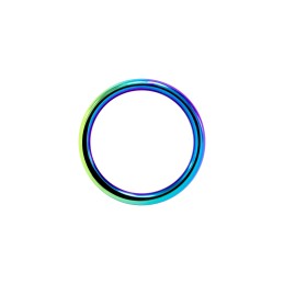 Prestaloveshop Cockring Rainbow Large Anneau Acier Irisé