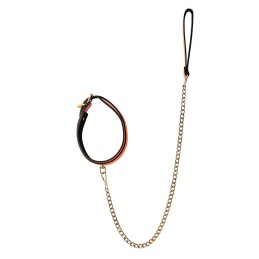 Erotissimo Loveshop 82 Collier Et Laisse Simili Cuir