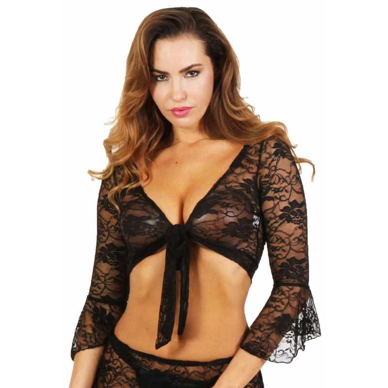 Erotissimo Loveshop 82 Top Dentelle Noué Devant