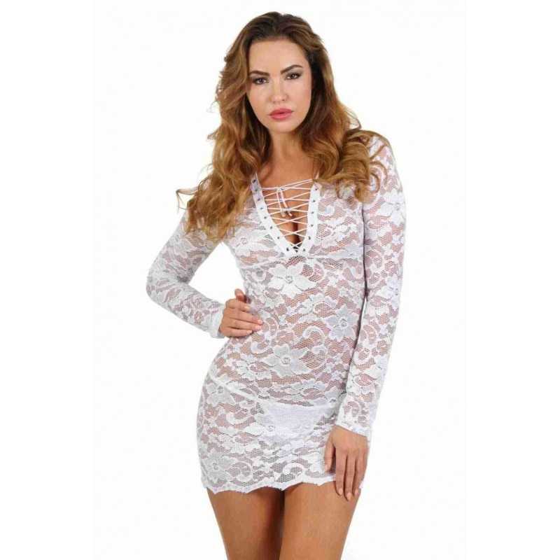 Erotissimo Loveshop 82 Robe Dentelle Lacée Décolleté