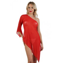 Prestaloveshop Robe Asymétrique Micro Résille Prestaloveshop Robe Asymétrique Micro Résille