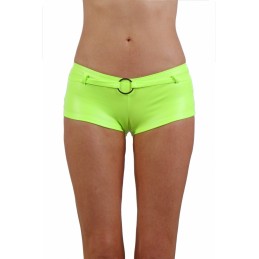 Erotissimo Loveshop 82 Short Wetlook Fluo Ceinture Anneau