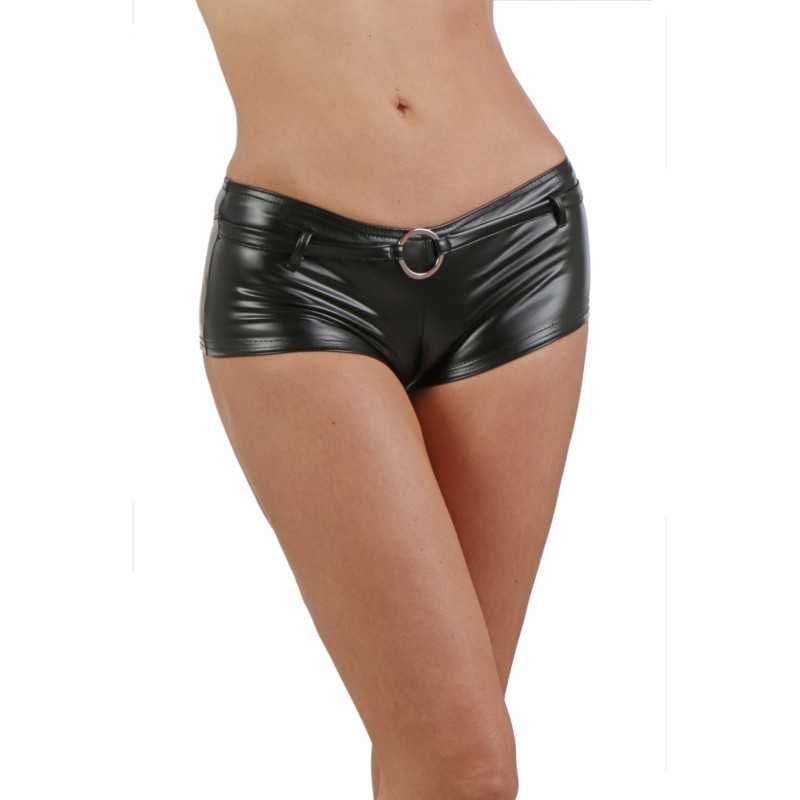 Erotissimo Loveshop 82 Short Wetlook Fluo Ceinture Anneau