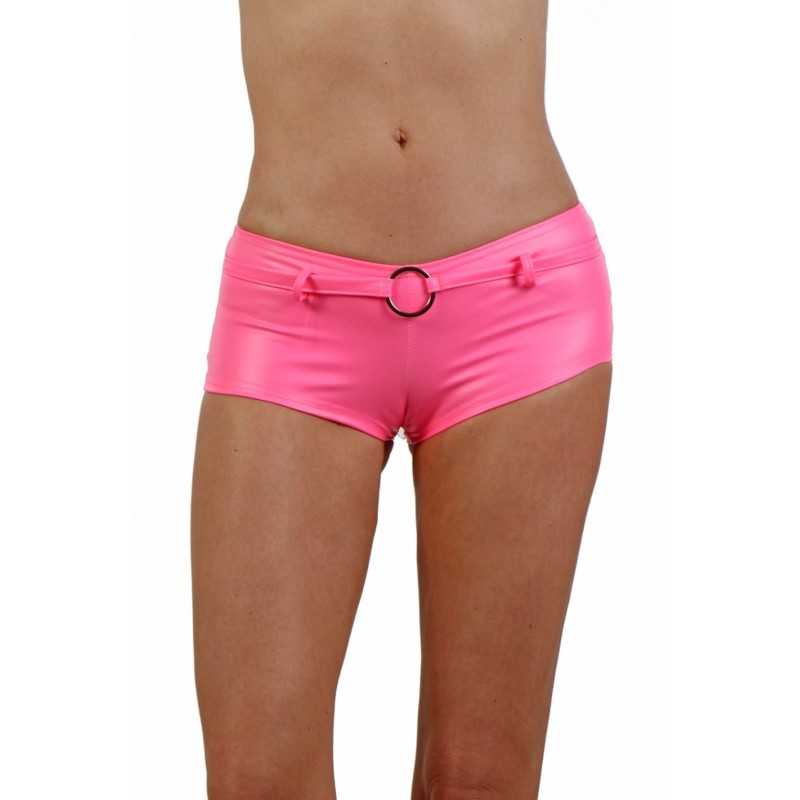 Erotissimo Loveshop 82 Short Wetlook Fluo Ceinture Anneau