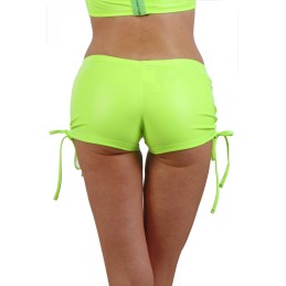 Erotissimo Loveshop 82 Short Wetlook Fluo Lien Ajustement Cotés