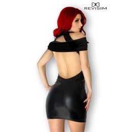 Erotissimo Loveshop 82 Luna Robe Noire Wetlook et Voile