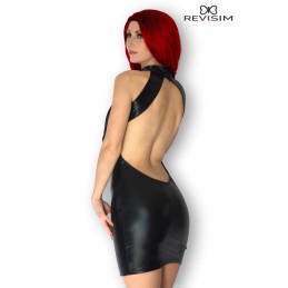 Erotissimo Loveshop 82 Luna Robe Noire Wetlook et Voile