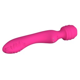 Erotissimo Loveshop 82 Twist Wand et vibro rose 2 en 1