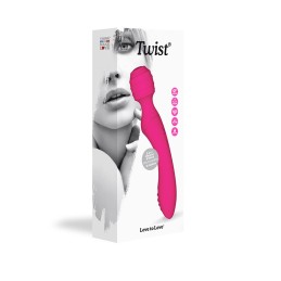 Erotissimo Loveshop 82 Twist Wand et vibro rose 2 en 1